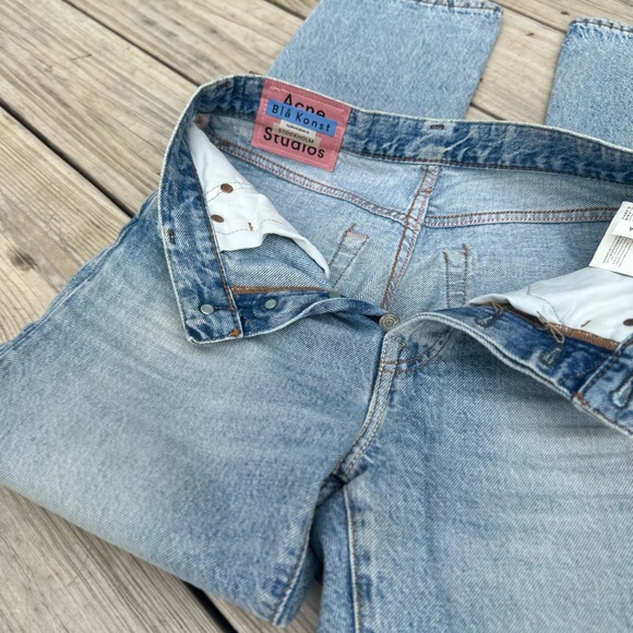 Acne Studios 1997 Mid Light Trash Jeans - Picture 2 of 10